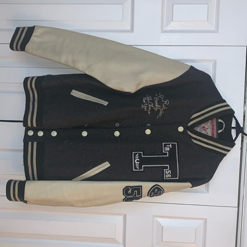 True religion varsity jacket size large 150$